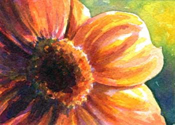 "Lacy's Flower" by Amy Kleinhans, Palmyra WI - Watercolor - SOLD